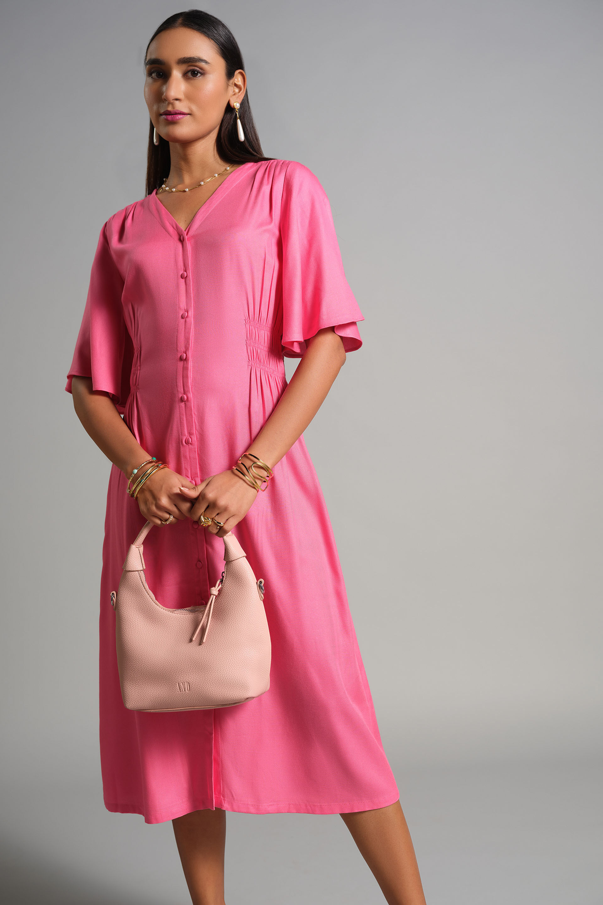 Primrose Dress, Pink, image 3
